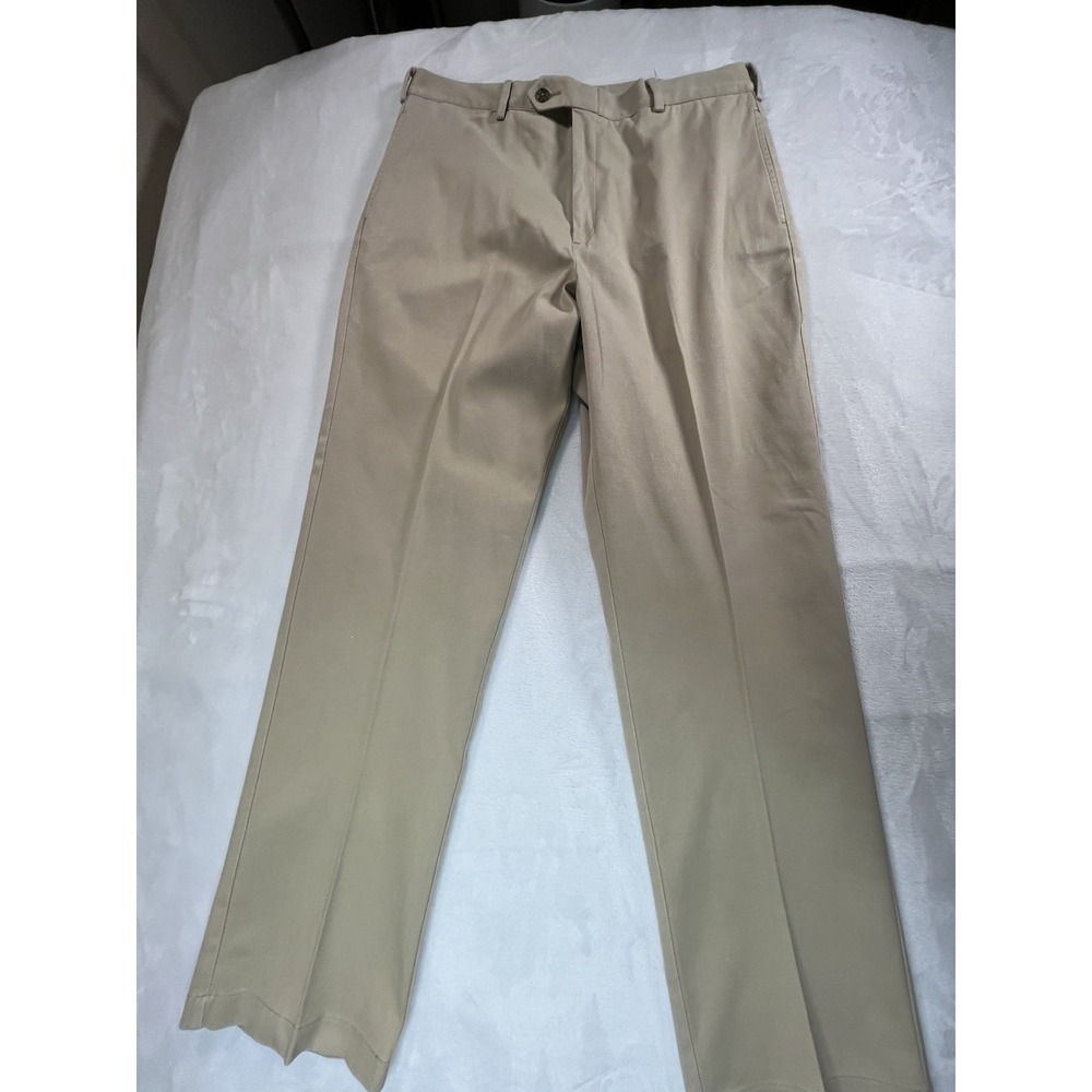 Tommy Hilfiger Mens 36 x 32 Pants Chino Light Khaki - Picture 1 of 13